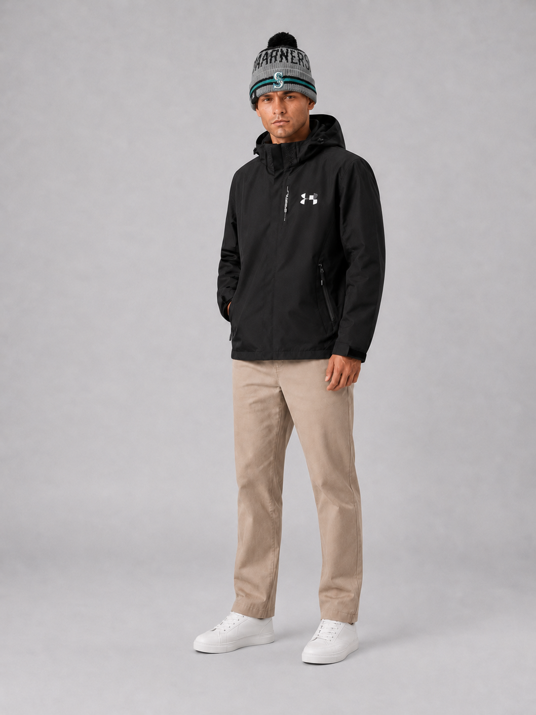 New Seattle Mariners Gray Cuffed Beanie