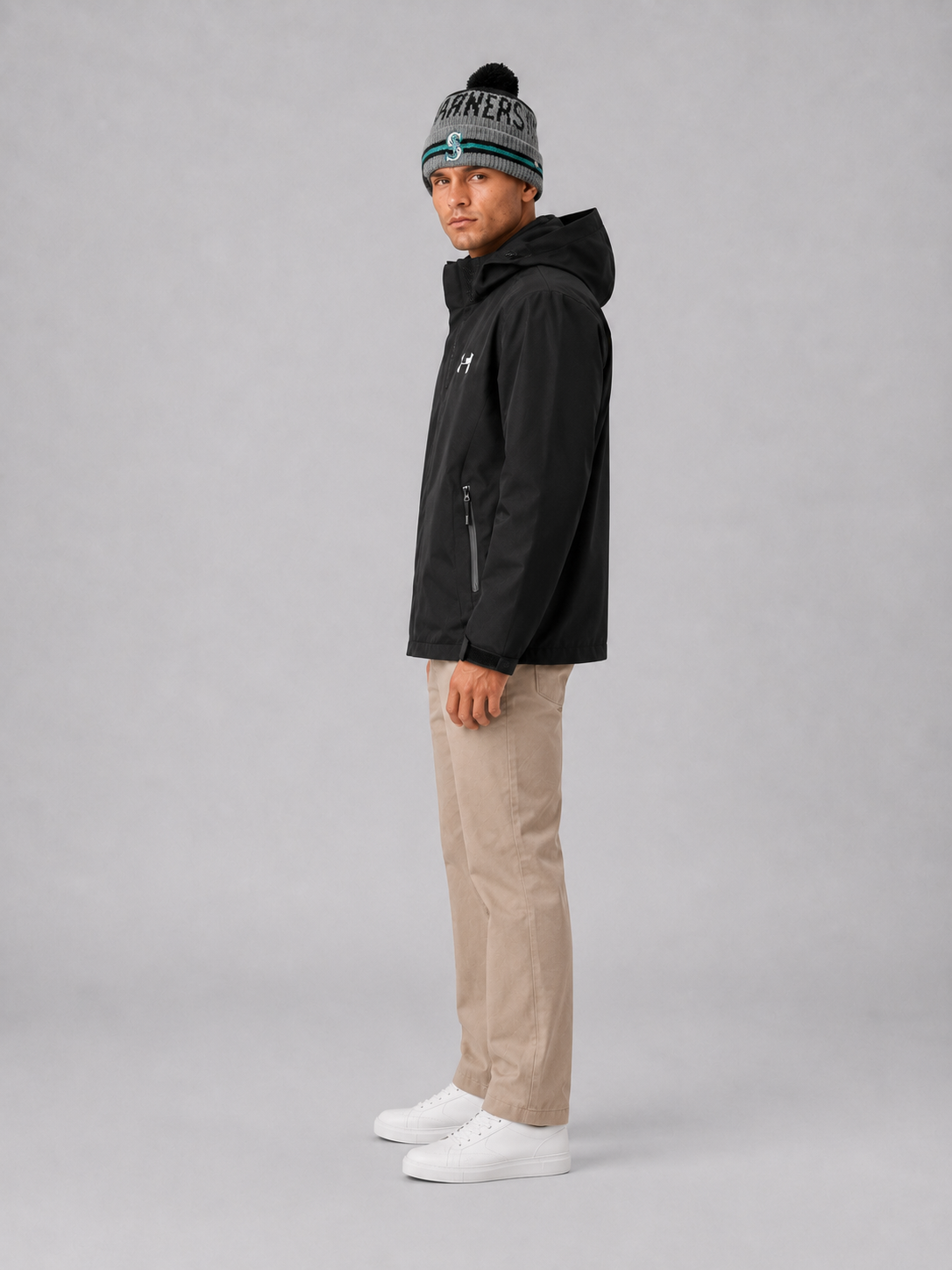 New Seattle Mariners Gray Cuffed Beanie
