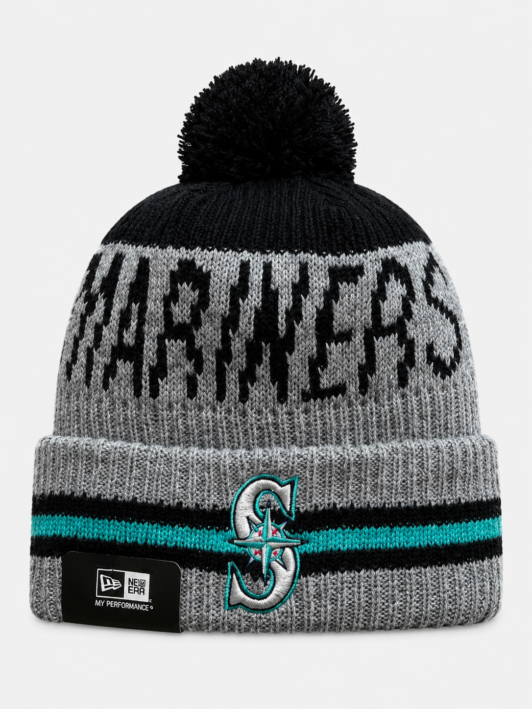 New Seattle Mariners Gray Cuffed Beanie