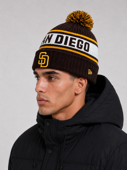 San Diego Padres New  Youth Marl Cuffed Knit