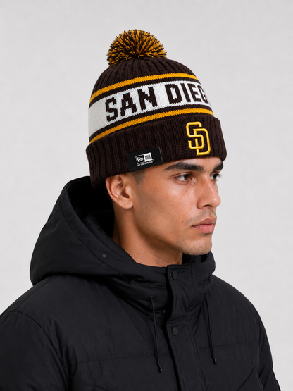 San Diego Padres New  Youth Marl Cuffed Knit