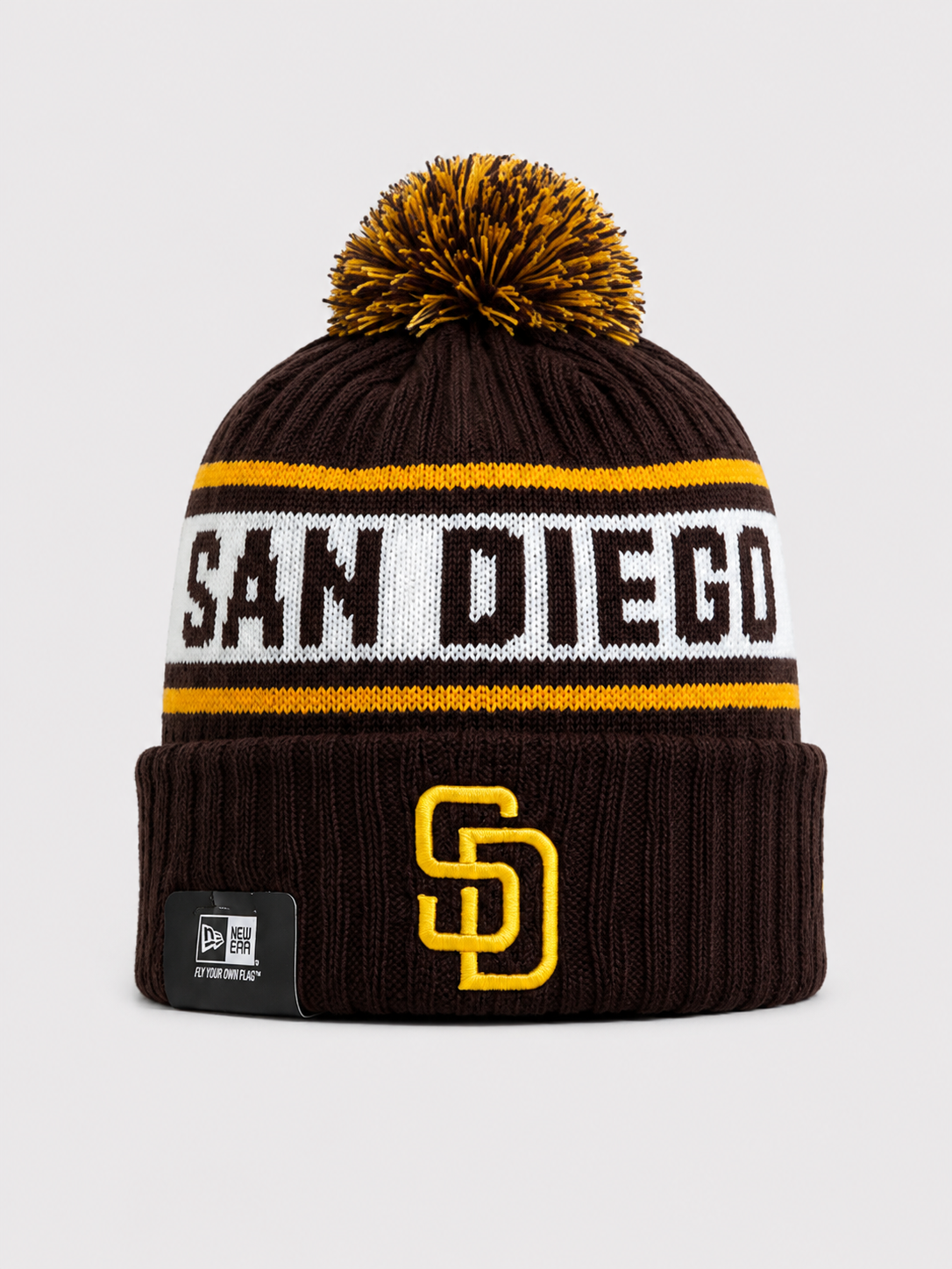 San Diego Padres New  Youth Marl Cuffed Knit