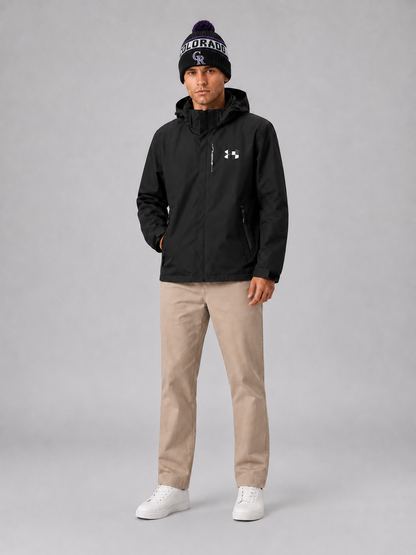 Colorado Rockies New Black Primary Logo Sport
