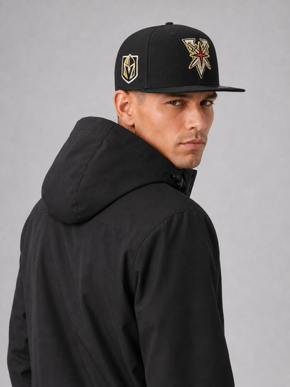 New Vegas Golden Knights Stanley Cup Champions Black Metallic Prime Edition 59Fifty Fitted Hat