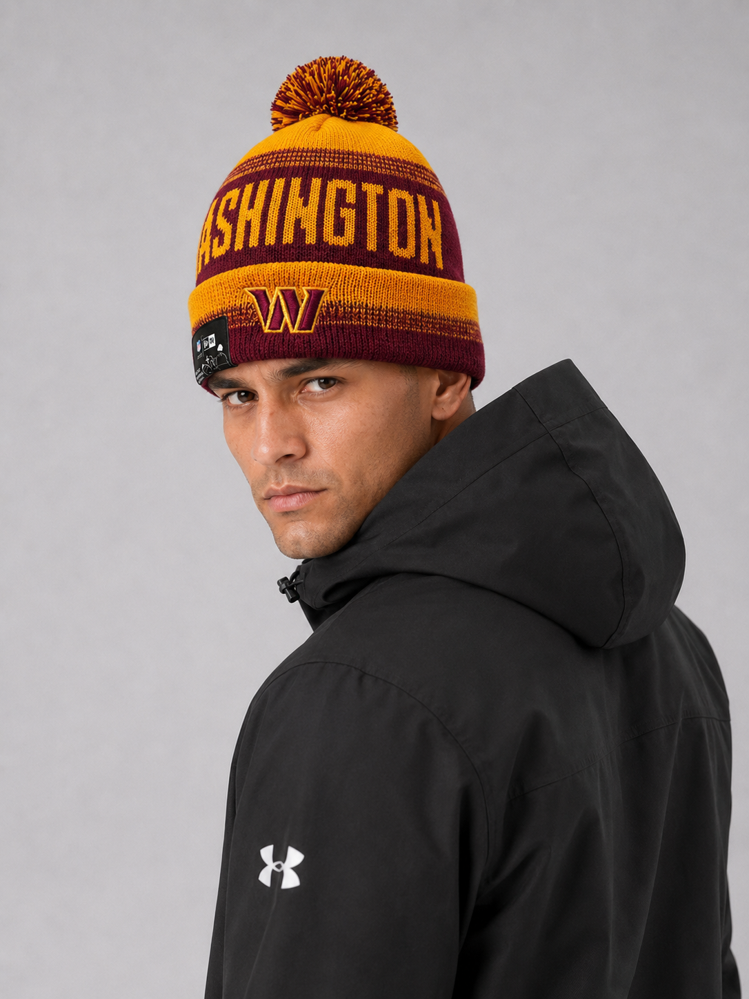 Commanders Beanies Redskin Knitted Hats Sports Teams Baseball