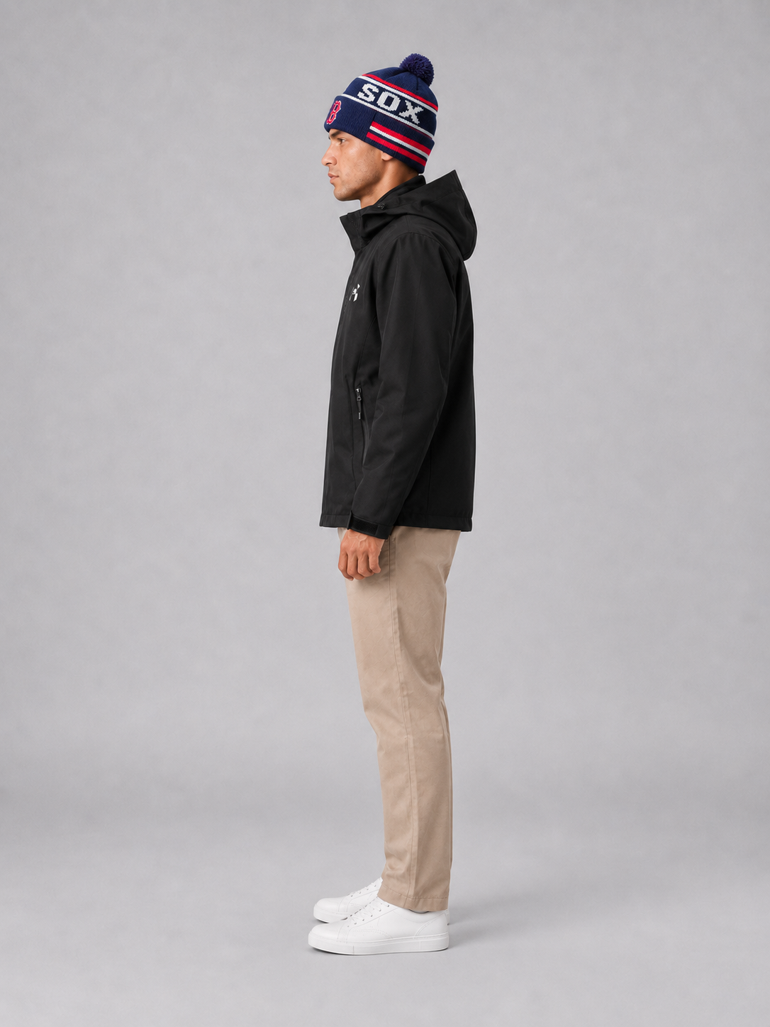 beanie men Cuffed Pom RED SOX Champs