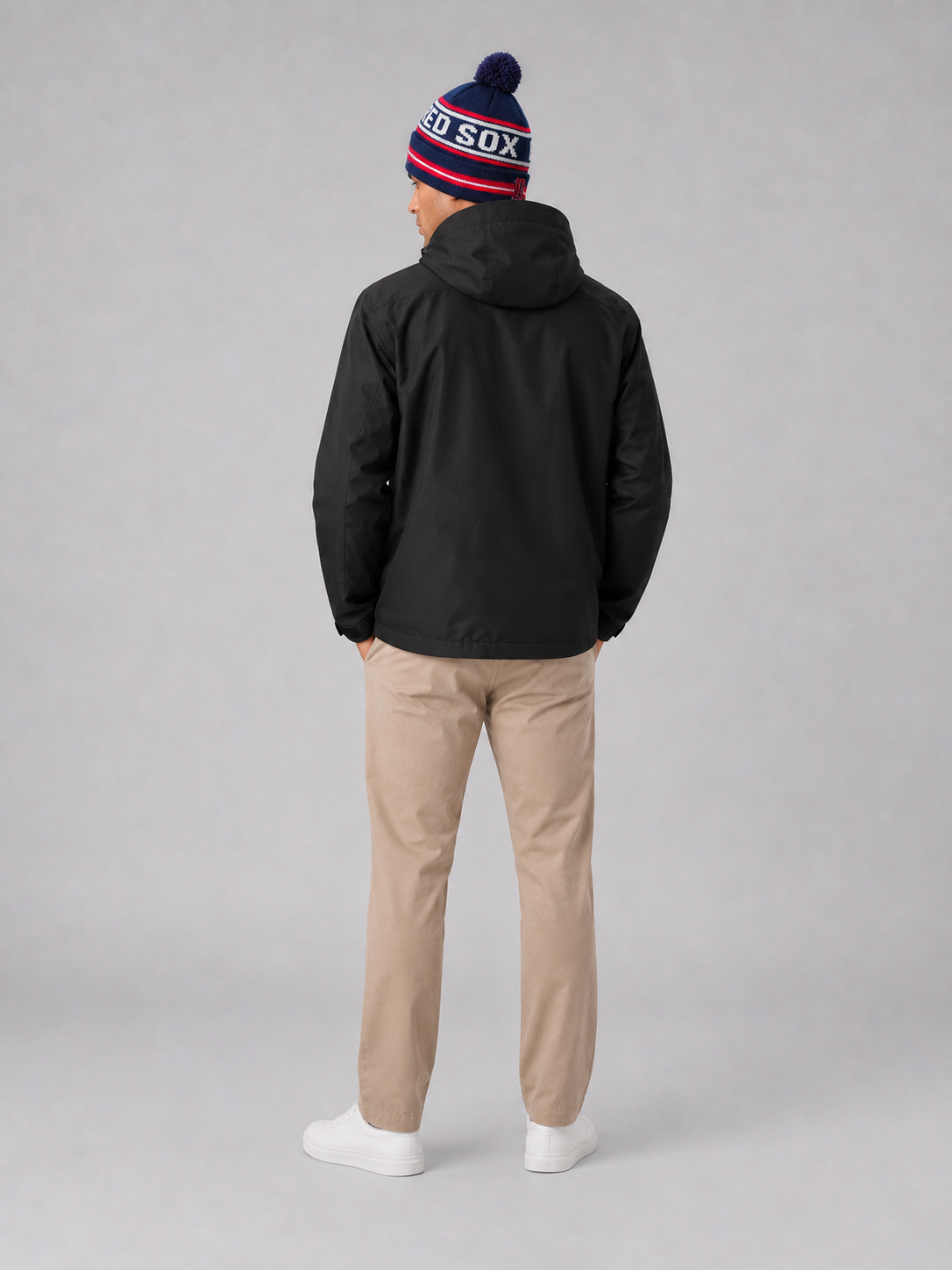 beanie men Cuffed Pom RED SOX Champs