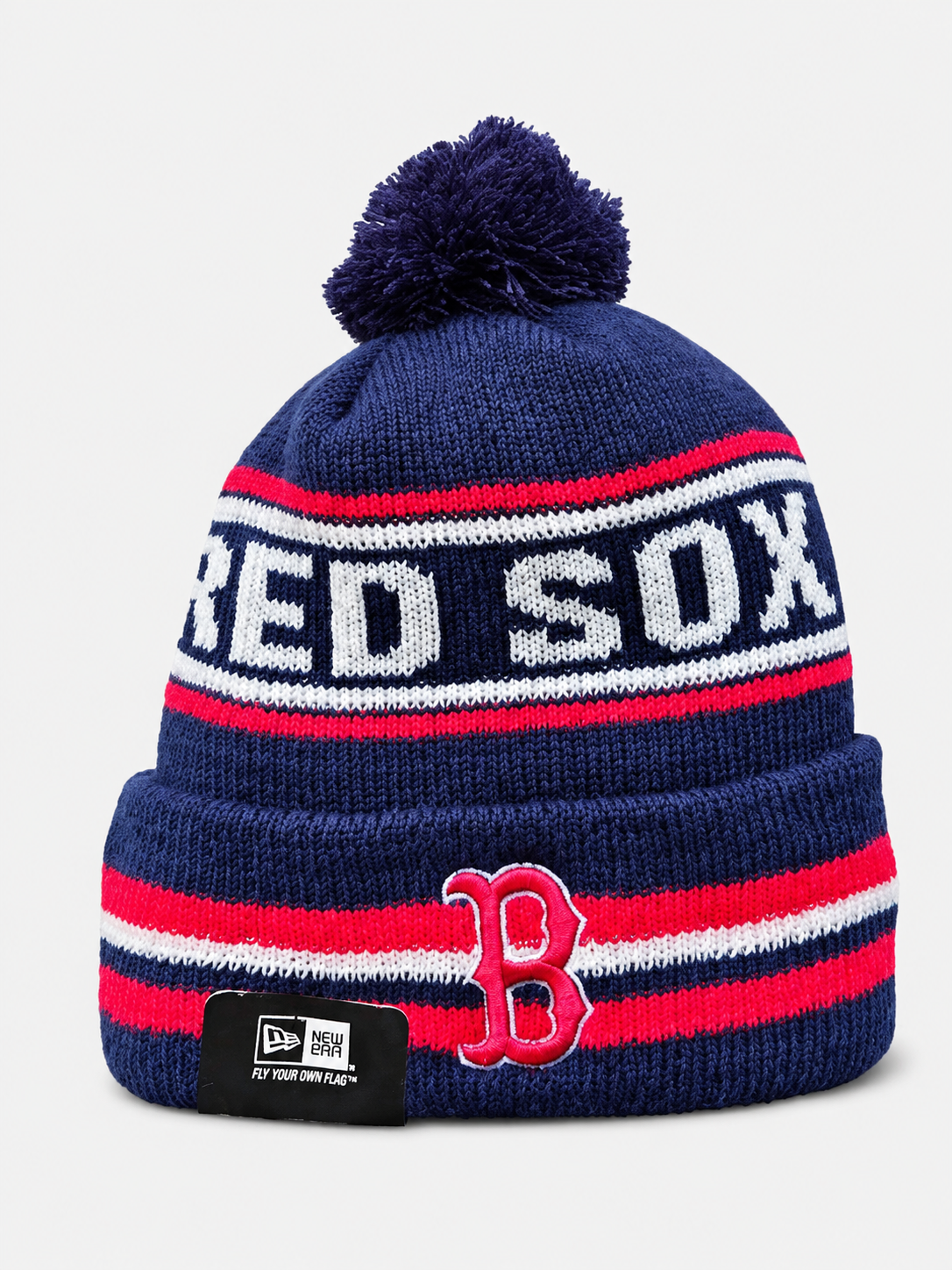 beanie men Cuffed Pom RED SOX Champs