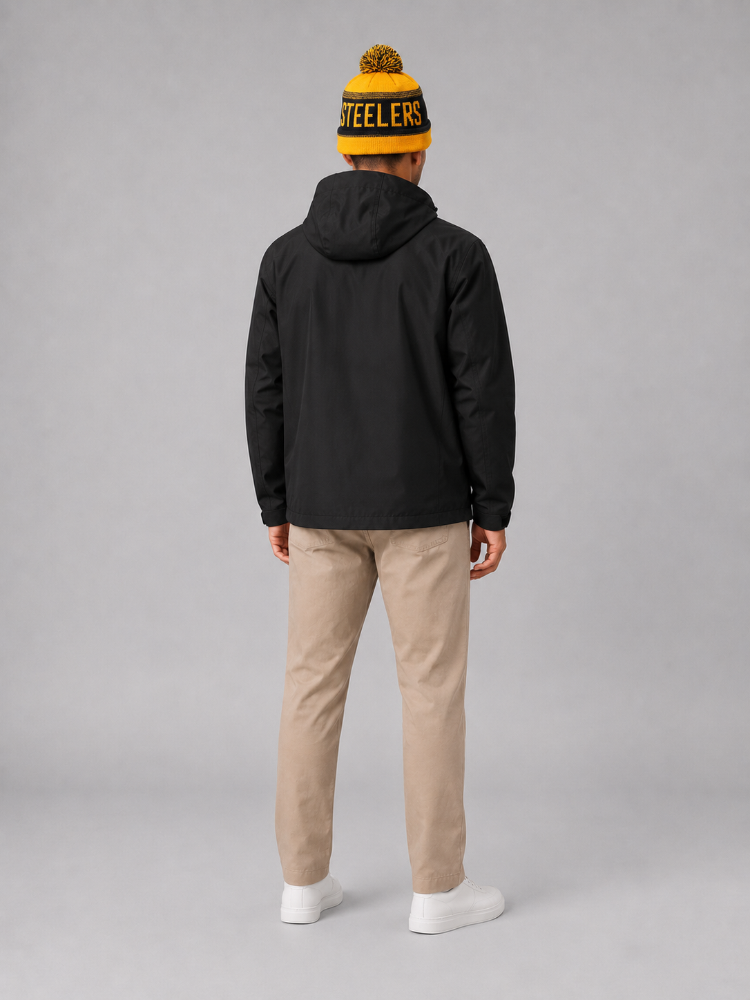 New Pittsburgh Steelers Sideline Cuffed Sport Knit Pom Beanie Hat