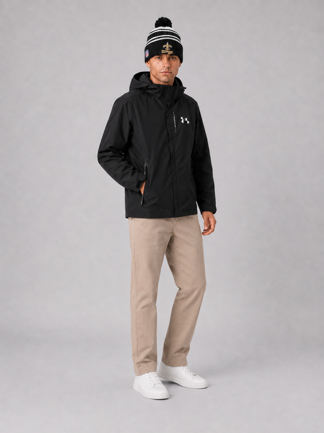 New Orleans Saints Era Sideline Cold Weather Sports Knit