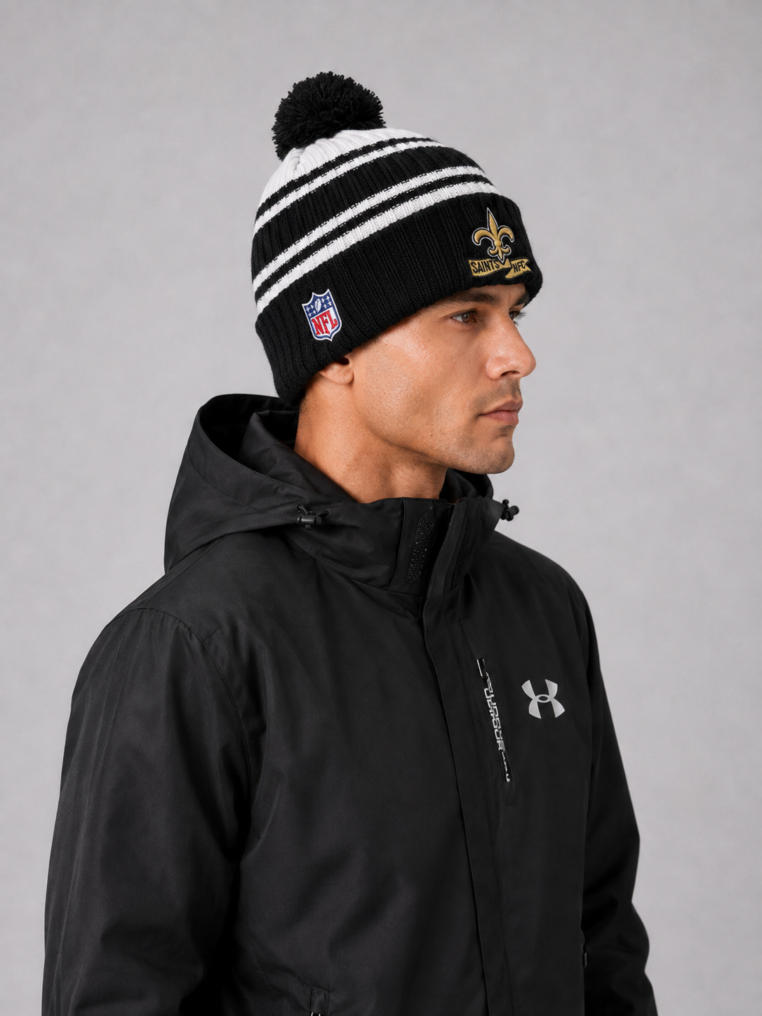 New Orleans Saints Era Sideline Cold Weather Sports Knit