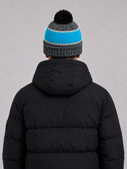 Carolina Panthers Sideline Cuffed Knit Hat with Pom