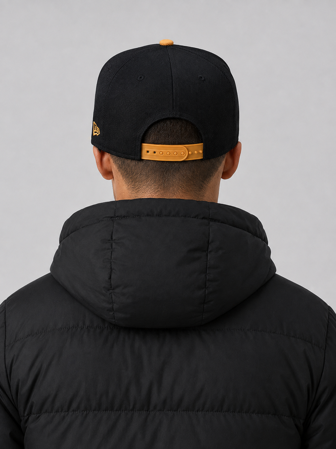Black Iowa Hawkeyes Two-Tone 9FIFTY Snapback Hat