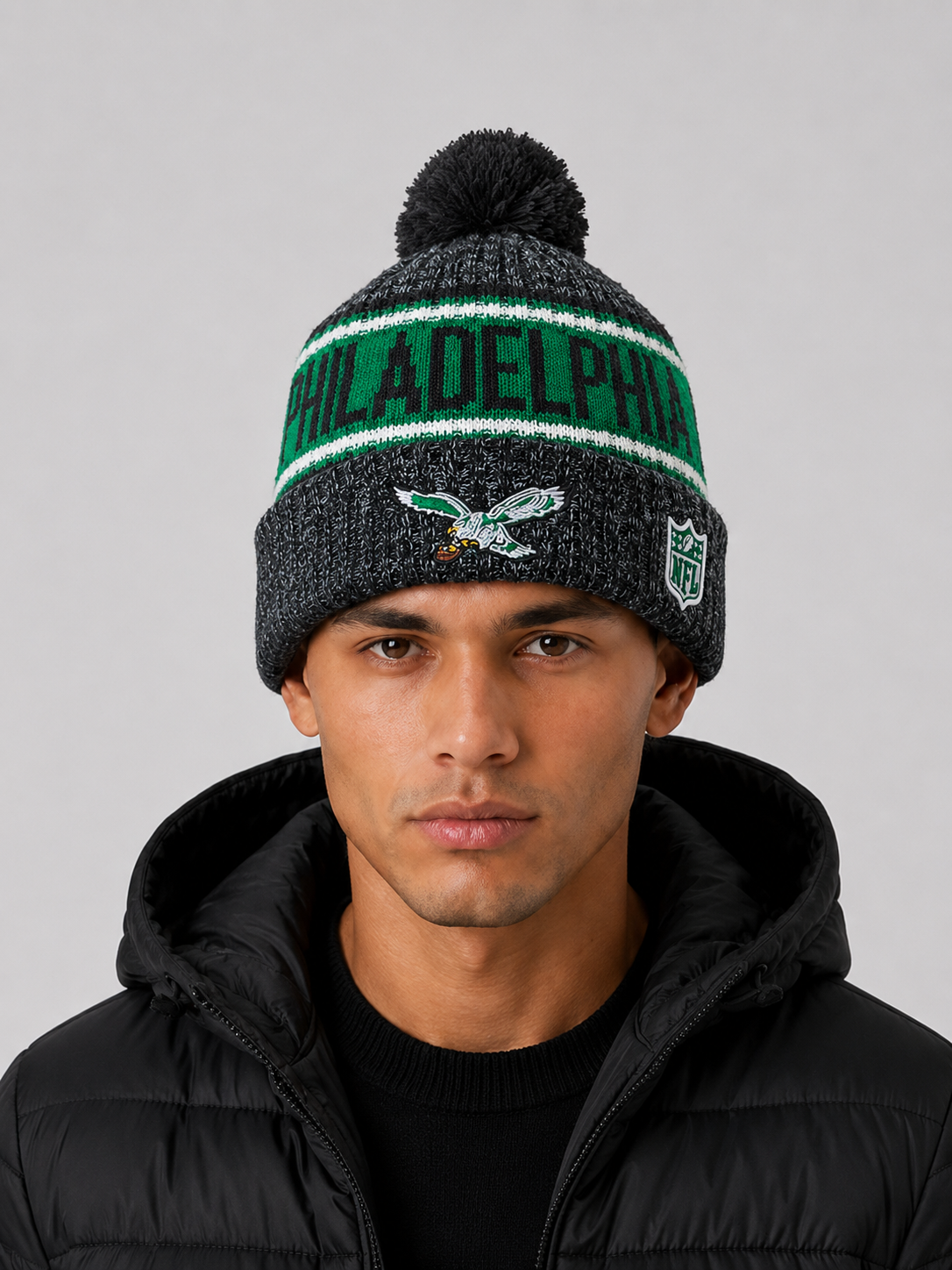 Philadelphia Eagles Kelly Green Era Sideline Knit Hat Beanie
