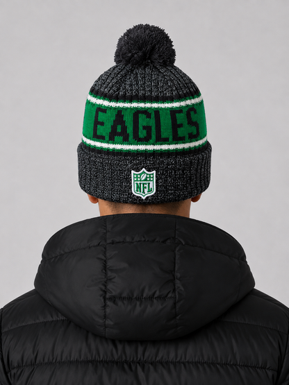 Philadelphia Eagles Kelly Green Era Sideline Knit Hat Beanie