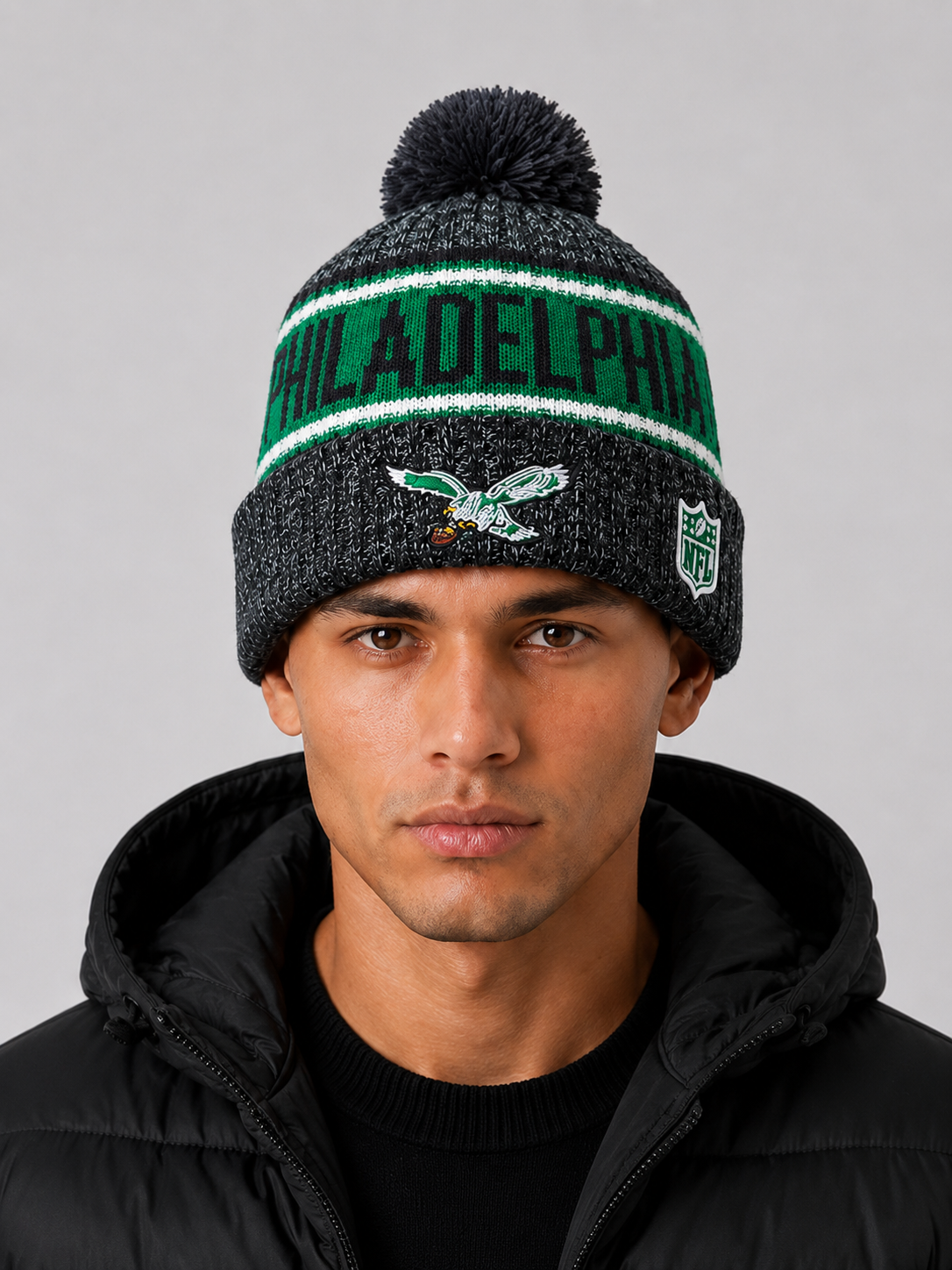 Philadelphia Eagles Kelly Green Era Sideline Knit Hat Beanie