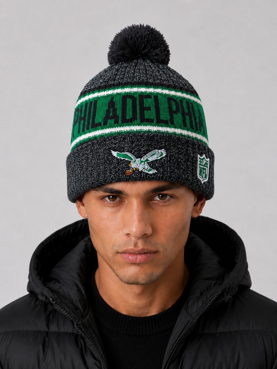 Philadelphia Eagles Kelly Green Era Sideline Knit Hat Beanie