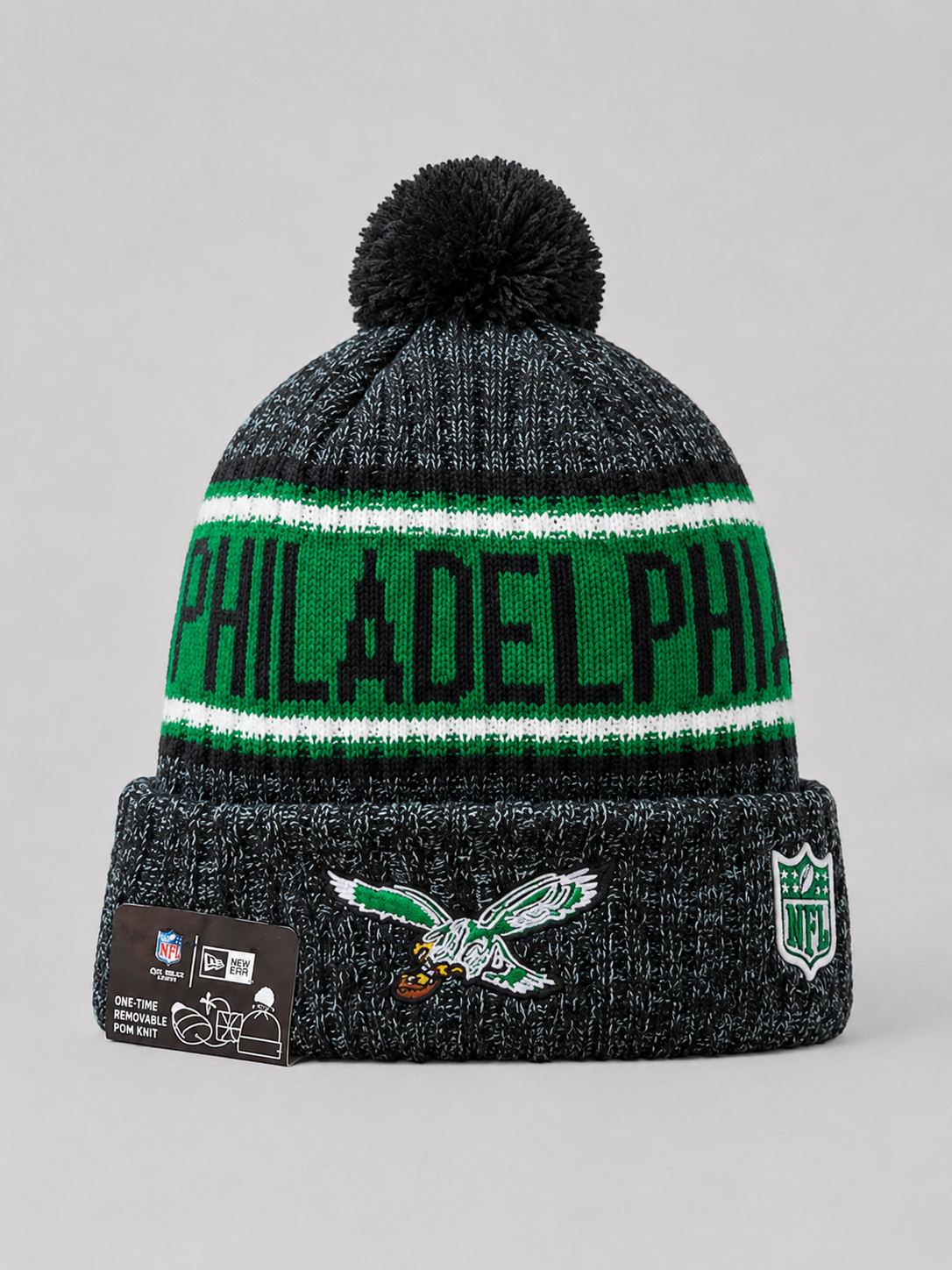 Philadelphia Eagles Kelly Green Era Sideline Knit Hat Beanie