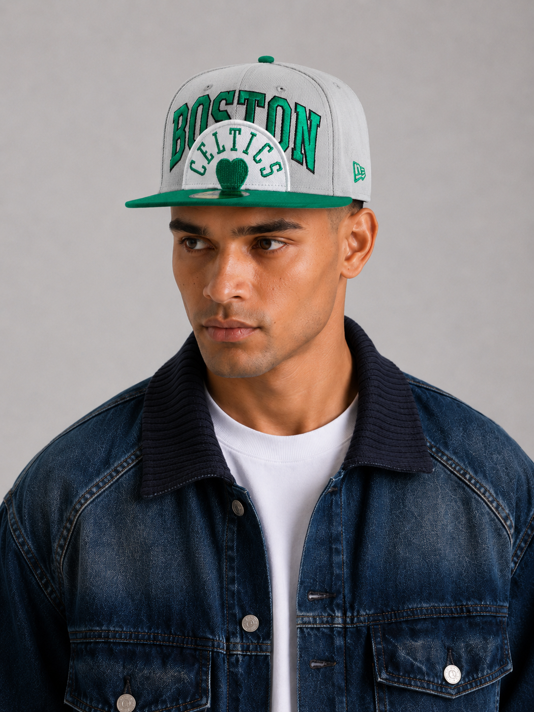 Men's Era Gray/Green Boston Celtics 2023