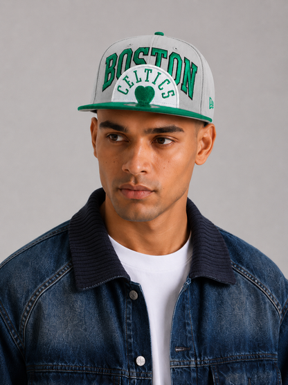 Men's Era Gray/Green Boston Celtics 2023