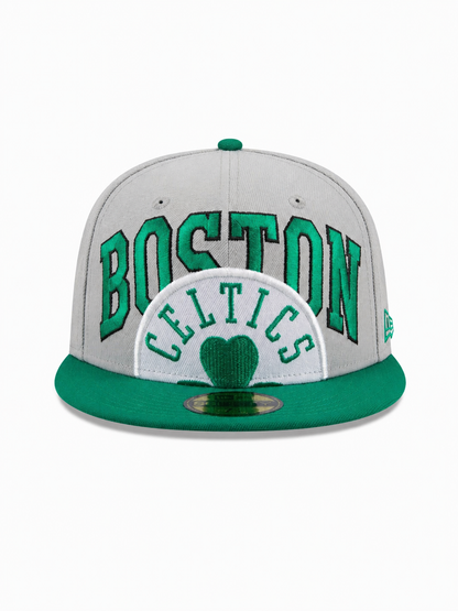 Men's Era Gray/Green Boston Celtics 2023