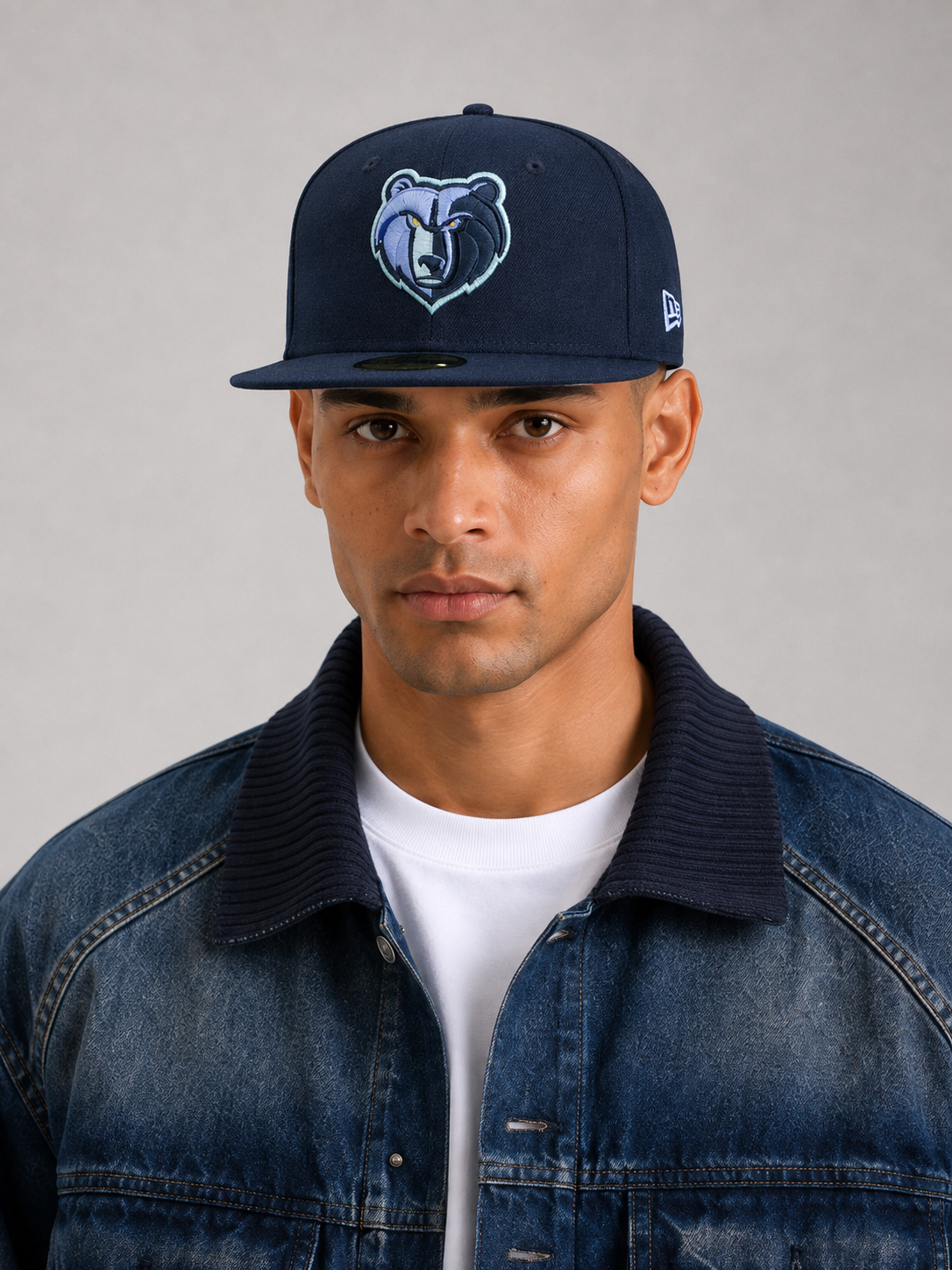 Memphis Grizzlies 2TNavy-Sky Fitted Hat