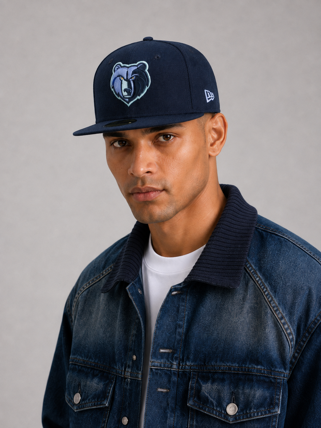Memphis Grizzlies 2TNavy-Sky Fitted Hat