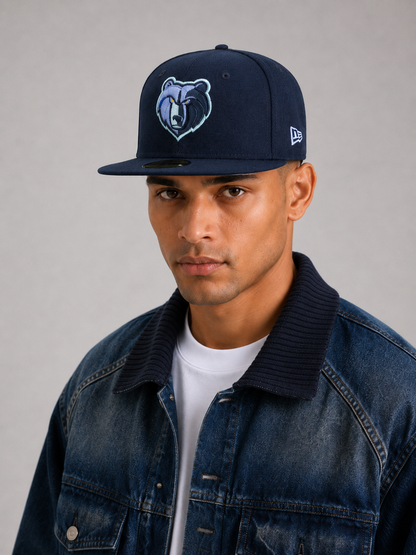 Memphis Grizzlies 2TNavy-Sky Fitted Hat