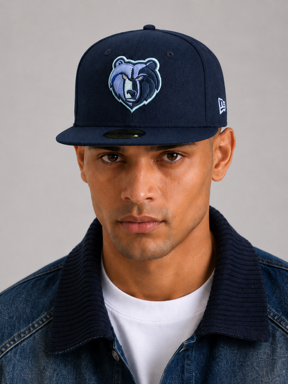 Memphis Grizzlies 2TNavy-Sky Fitted Hat