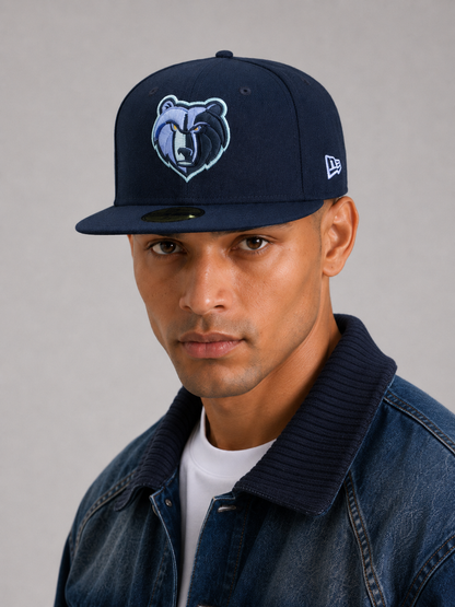 Memphis Grizzlies 2TNavy-Sky Fitted Hat