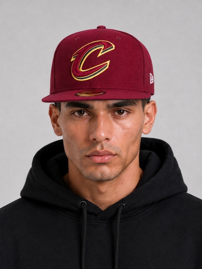 Men's Cleveland Cavaliers - Era Wine 59FIFTY Fitted Hat