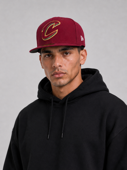 Men's Cleveland Cavaliers - Era Wine 59FIFTY Fitted Hat