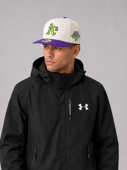 Men's Athletics - Era White 1989 World Series Side Patch Fitted Hat