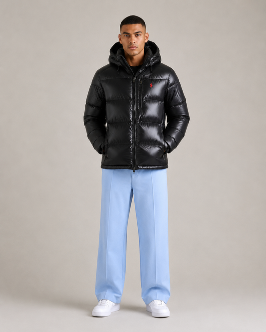 RL Lacquered-Shell Down Jacket