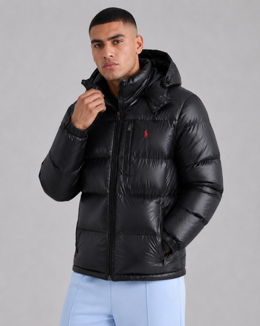 RL Lacquered-Shell Down Jacket