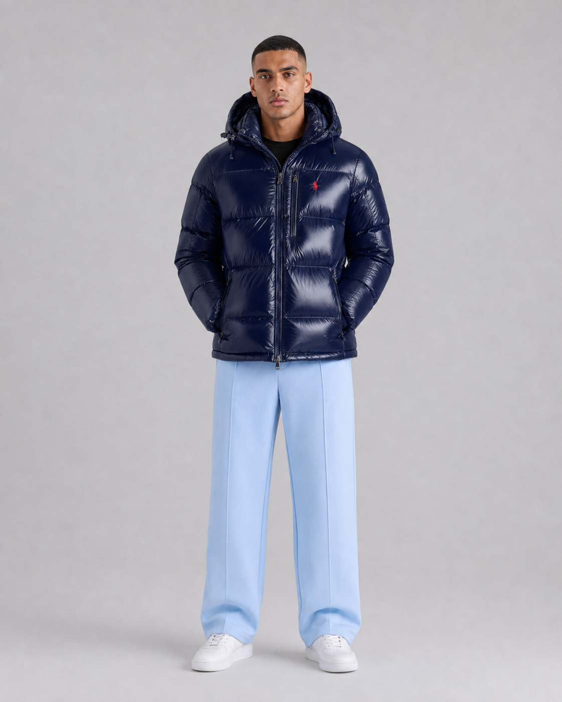 RL Lacquered-Shell Down Jacket