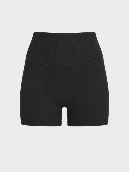 Women’s High-Waist Moisture-Wicking Fitness Shorts