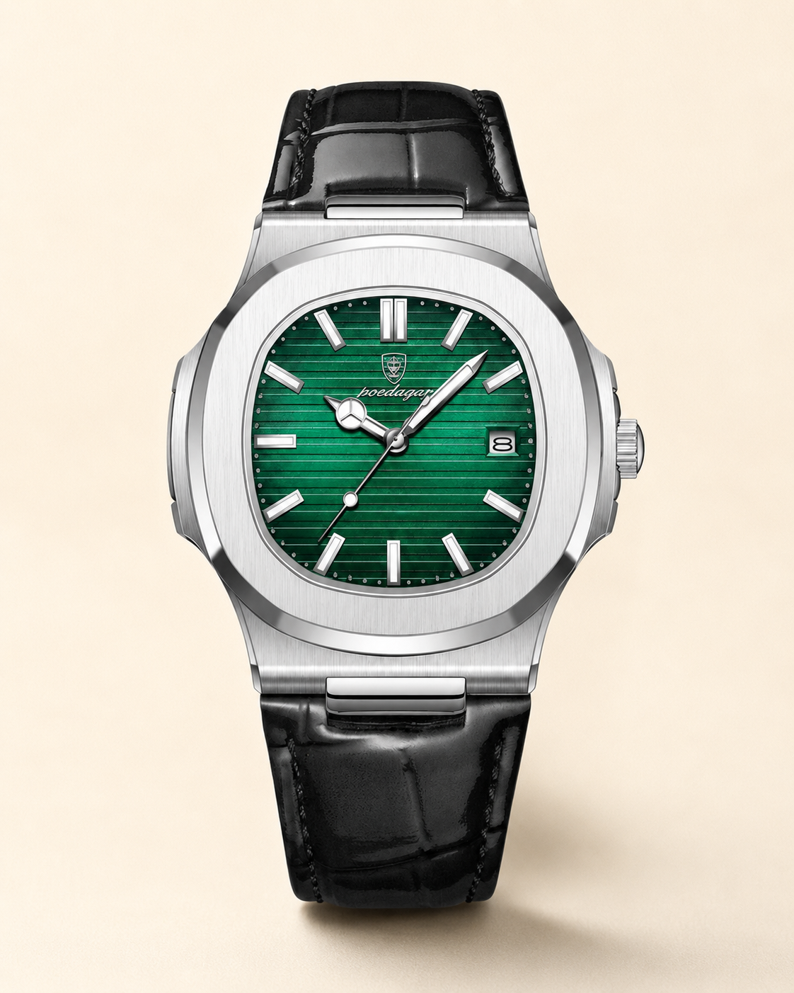 PD Prestige Nautilus Style Green Dial Watch
