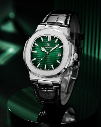 PD Prestige Nautilus Style Green Dial Watch