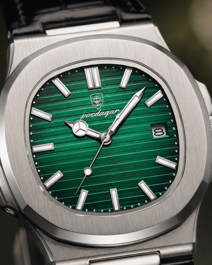 PD Prestige Nautilus Style Green Dial Watch