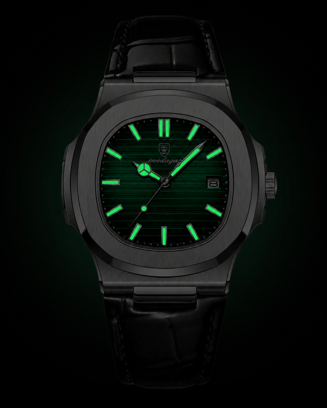 PD Prestige Nautilus Style Green Dial Watch