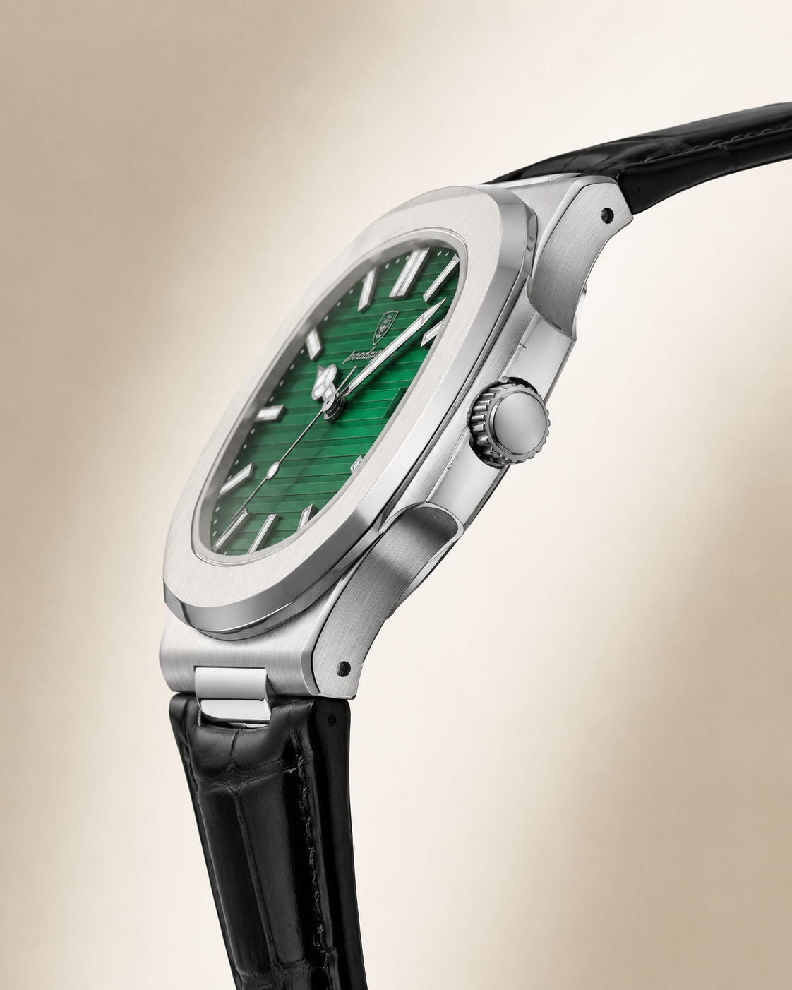 PD Prestige Nautilus Style Green Dial Watch