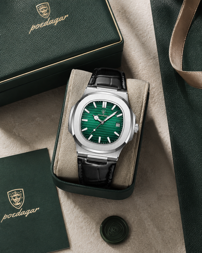 PD Prestige Nautilus Style Green Dial Watch