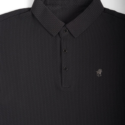 Soffice Men's Short Sleeve Polo Shirt – Casual Slim Fit