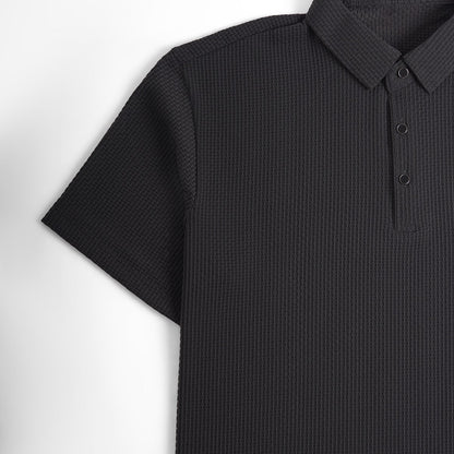 Soffice Men's Short Sleeve Polo Shirt – Casual Slim Fit
