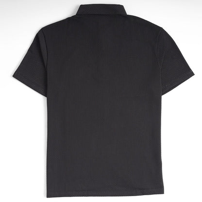 Soffice Men's Short Sleeve Polo Shirt – Casual Slim Fit