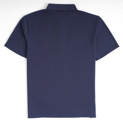 Soffice Men's Short Sleeve Polo Shirt – Casual Slim Fit