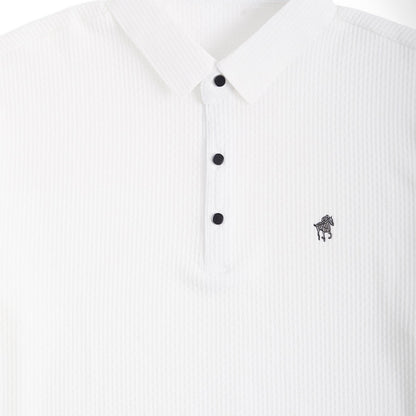 Soffice Men's Short Sleeve Polo Shirt – Casual Slim Fit