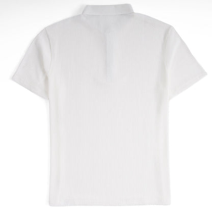 Soffice Men's Short Sleeve Polo Shirt – Casual Slim Fit