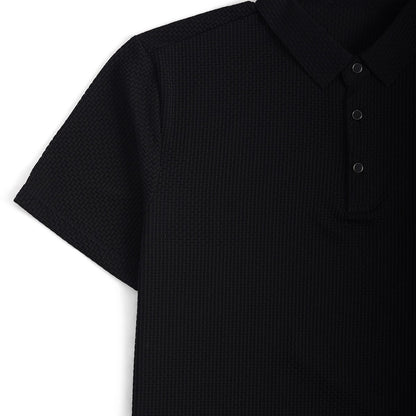 Soffice Men's Short Sleeve Polo Shirt – Casual Slim Fit